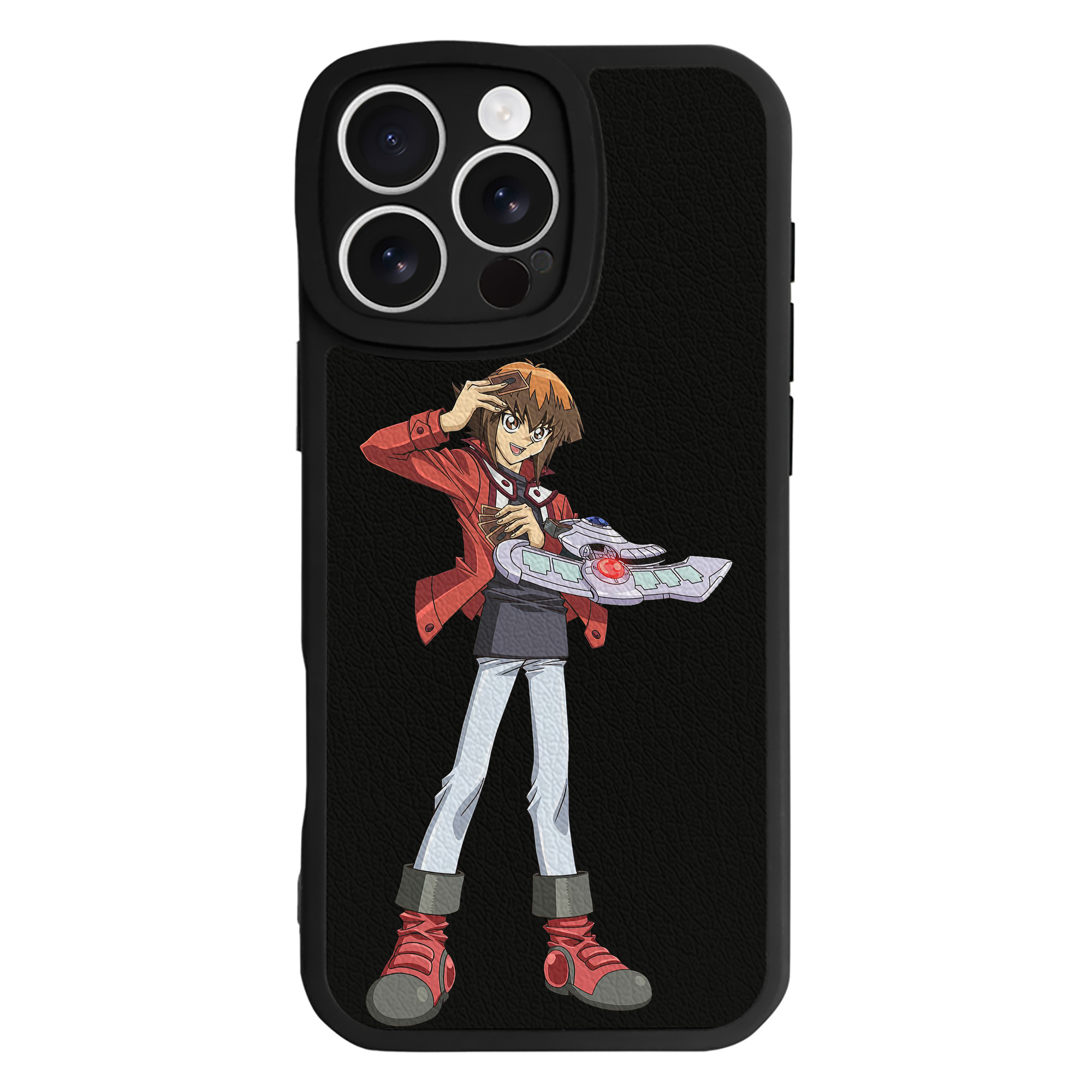 遊☆戯☆王 Yu-Gi-Oh! 【iPhone 16シリーズ対応】シリコンスマホケース（レザー調） 材質：シリコン